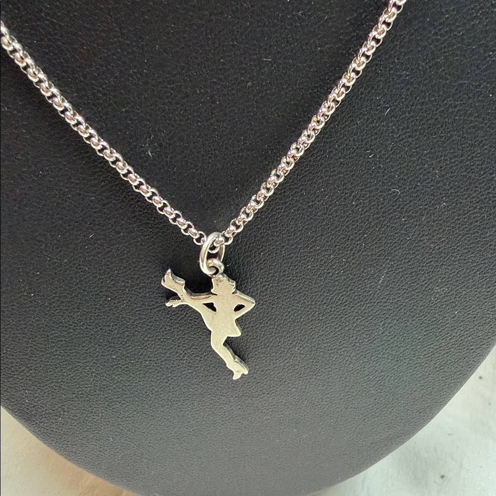 Retired James  Avery Sterling Silver Dancer Charm Necklace Cable Chain - Picture 2 of 6
